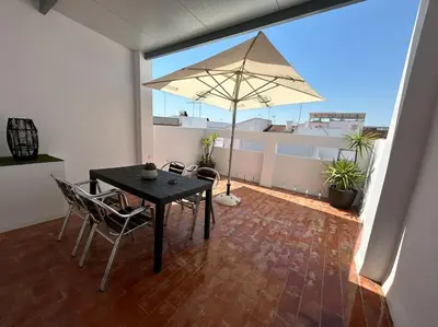 Un balcón o terraza de Casa Calle Pilar