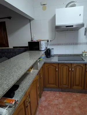 Una cocina o zona de cocina en Casa rural Huertas del Castillo