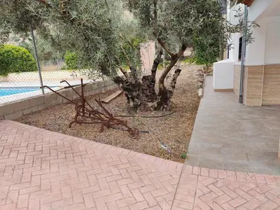 Jardín al aire libre en Casa rural Huertas del Castillo
