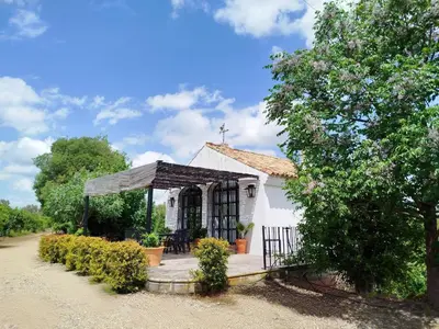 Jardín al aire libre en Casa Rural del Guadalora