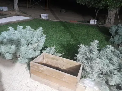 Jardín al aire libre en Casa rural Cerro Campón