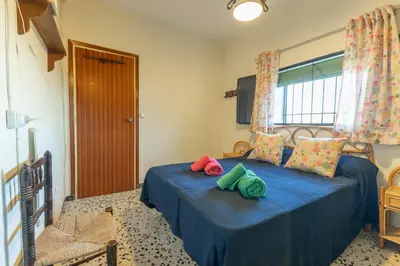 Cama o camas de una habitación en Cortijo San Julián