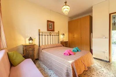 Cama o camas de una habitación en Cortijo San Julián