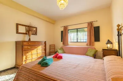 Cama o camas de una habitación en Cortijo San Julián