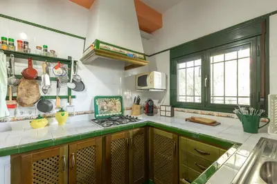Una cocina o zona de cocina en Cortijo San Julián