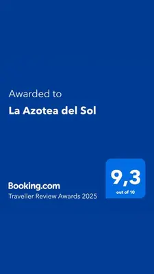 Certificado, premio, señal o documento que está expuesto en La Azotea del Sol
