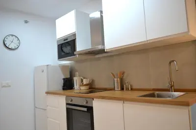 Una cocina o zona de cocina en SunShine San Nicolas