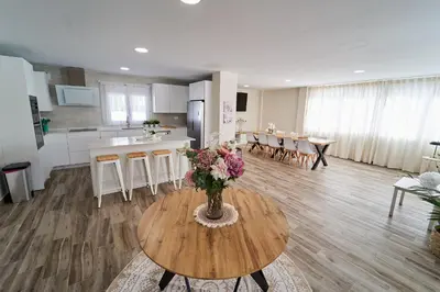 Una cocina o zona de cocina en Villa Canela