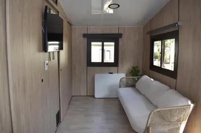 Zona de estar de Camping Valdeluna