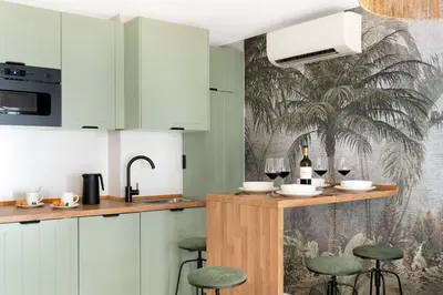 Una cocina o zona de cocina en Alohamundi Jerónimo Hernández