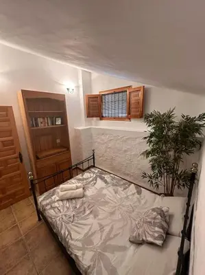 Cama o camas de una habitación en Casa Colibrí