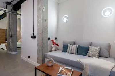 Zona de estar de Loft Suite Frutos