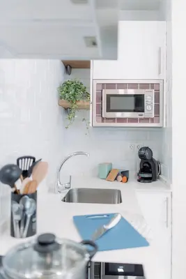 Una cocina o zona de cocina en Apartamento El EnTorno