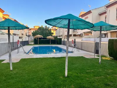 Piscina en o cerca de Casa con piscina en Málaga