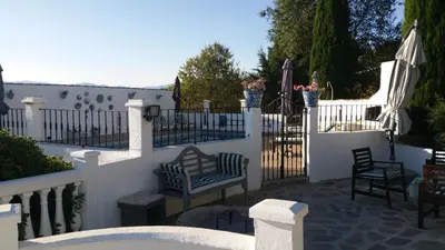 Un balcón o terraza de Hacienda la Suerte