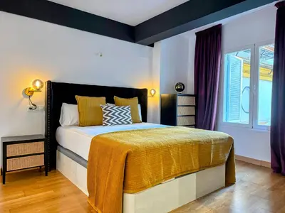 Cama o camas de una habitación en Misterhost Loft Alameda