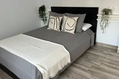 Cama o camas de una habitación en MRS El mirador de la Alcazaba