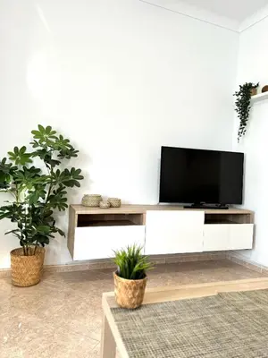 Una televisión o centro de entretenimiento en Vistas del Valle