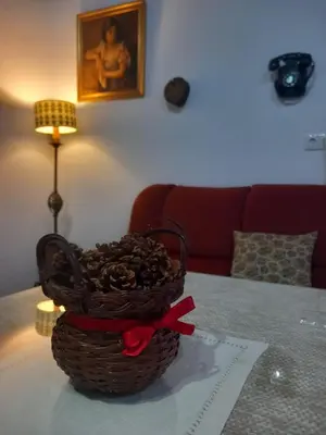 Zona de estar de Casa Rural Camino de los molinos y su establo