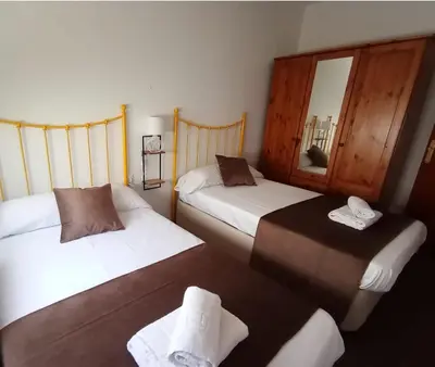 Cama o camas de una habitación en Palacio de Don Juan