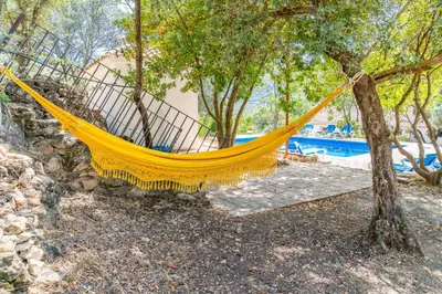 Jardín al aire libre en Cerro de la Cruz, increíbles vistas en el centro de Andalucía