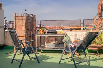 Un balcón o terraza de Precioso dúplex con gran terraza en pleno centro