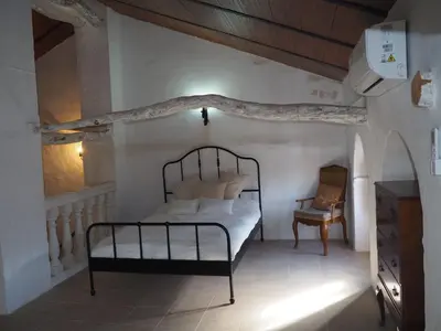 Cama o camas de una habitación en Casa Real