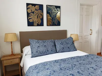 Cama o camas de una habitación en Los Alcornoquillos