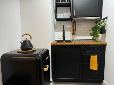 Una cocina o zona de cocina en Apartamento Deluxe Lajudería con PARKING GRATIS