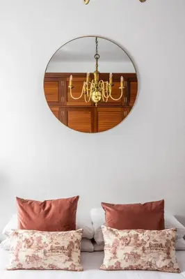 Cama o camas de una habitación en Casa Del Orfebre