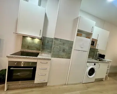 Una cocina o zona de cocina en Irache Dreams