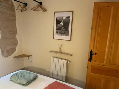 Cama o camas de una habitación en Entre Tres Campanas