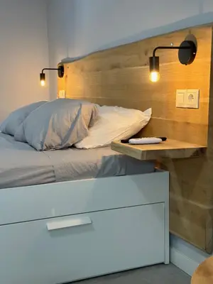 Cama o camas de una habitación en Casa Amapola