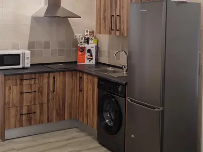 Una cocina o zona de cocina en Apartamentos y lofts De Don Juan