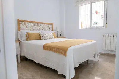 Cama o camas de una habitación en Alohamundi Santa Marina
