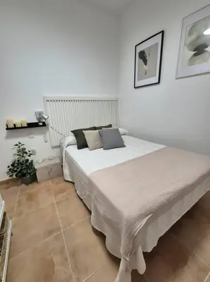 Cama o camas de una habitación en Hostfy Centro, San Román