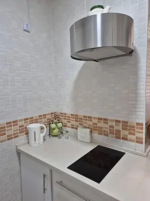Una cocina o zona de cocina en Hostfy Centro, San Román