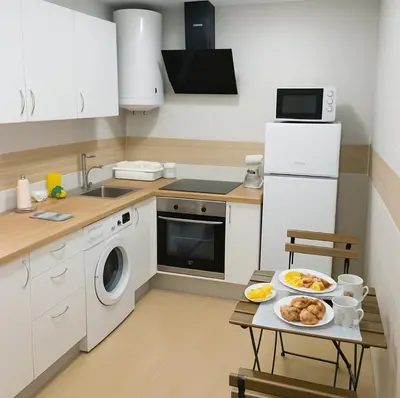 Una cocina o zona de cocina en Apartamento Brillante-Vial
