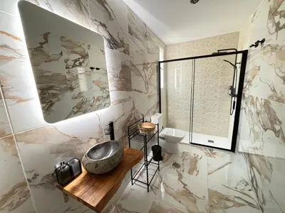 Un baño de Vivienda turística Jaén Interior ÁTICO