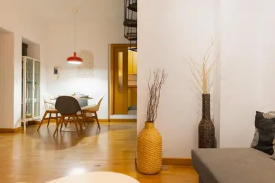 Zona de estar de Duplex Moderno Alameda Hercules