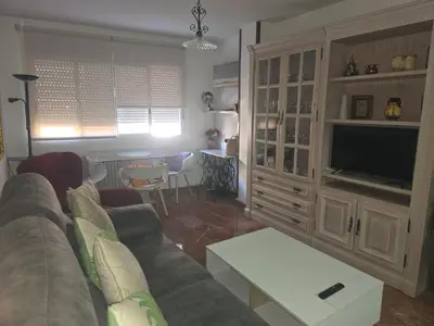Una televisión o centro de entretenimiento en Apartamento Gabucio en Jaén