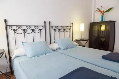Cama o camas de una habitación en Casa Rural Migolla