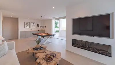 Una televisión o centro de entretenimiento en Villa Horizon Antequera by Ruralidays