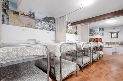 Zona de estar de Hostal Entrecaminos