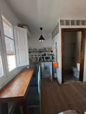 Una cocina o zona de cocina en La madrileña