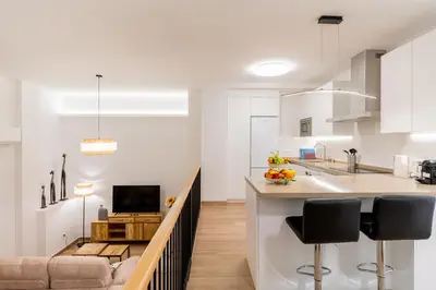 Una cocina o zona de cocina en NT Loft Arrayan Amplio Moderno y Renovado 2Bd 2Bth