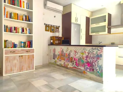 Una cocina o zona de cocina en Santo Rey Suite