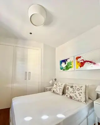 Cama o camas de una habitación en Hispalis patio del Rinconcillo