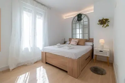 Cama o camas de una habitación en Oasis Cordoba Central