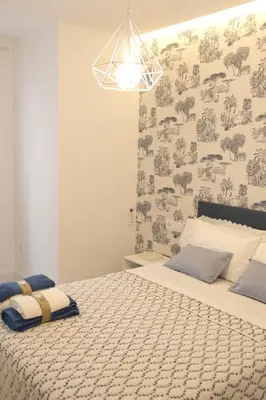 Cama o camas de una habitación en H2, vivienda turística